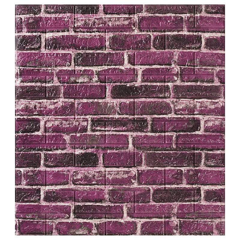 

Wall Stickers 3D Retro Simulated Brick wall Decor Living Room Bedroom DIY Self adhesive Waterproof Wall Covering Wallpapers