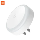 Оригинальный светодиодный индукционный ночник Xiaomi Mijia, автоматическое освещение, сенсорный выключатель, низкое энергопотребление, новинка 2021