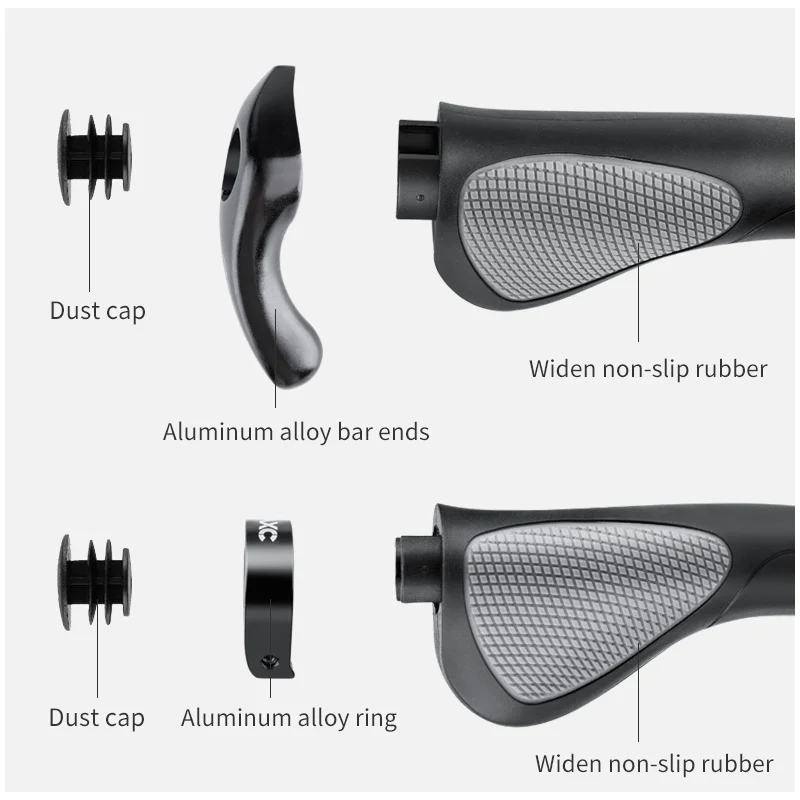 Нескользящие велосипедные ручки MTB эргономичные чехлы на руль велосипеда