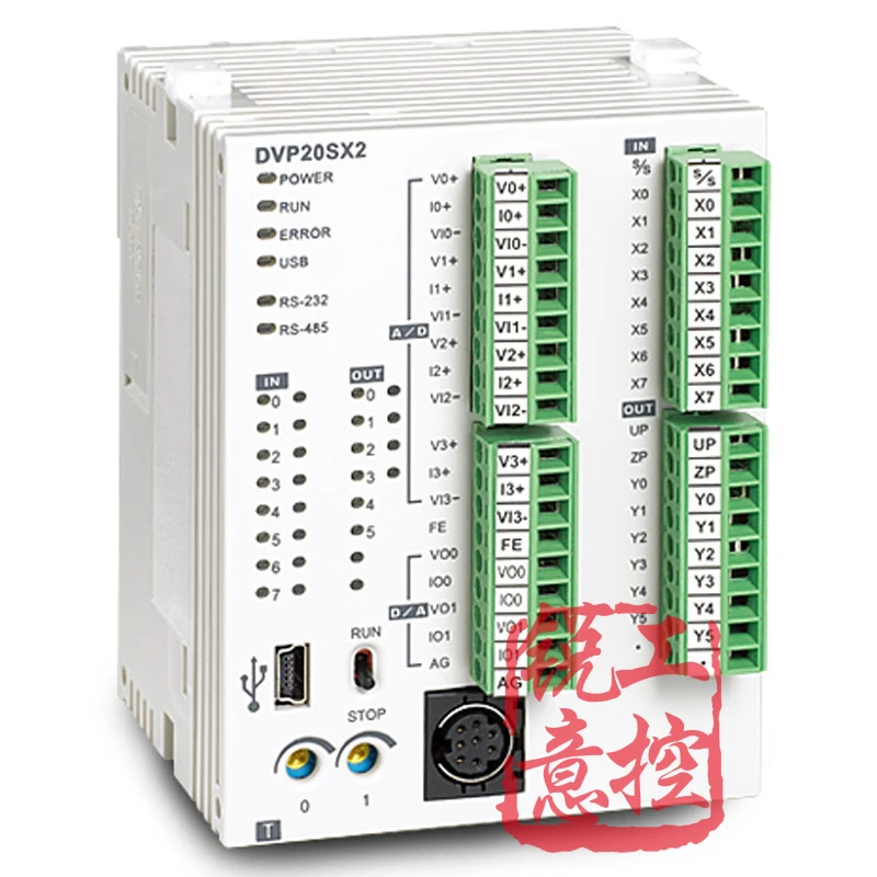 

Original Delta DVP20SX211T DVP20SX211R DVP20SX211S PLC programmable controller 24VDC module Analog in box