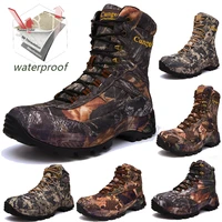 2022 hot style camouflage men hiking shoes outdoor walking hiking boots mountain sport boots climbing sneakers hunting boots