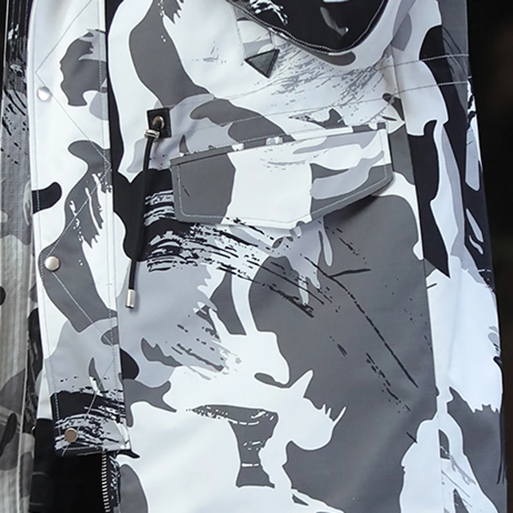 SANI 2019 камуфляжные меховые парки подкладка из кроличьего меха натуральная черно