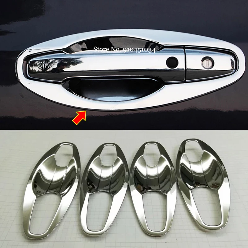 

For Honda Odyssey 2015-2017 2018 2019 2021 ABS Chrome Car Side Door Handle Bowl Cover Trim Moldings Car Styling Accessories 8pcs