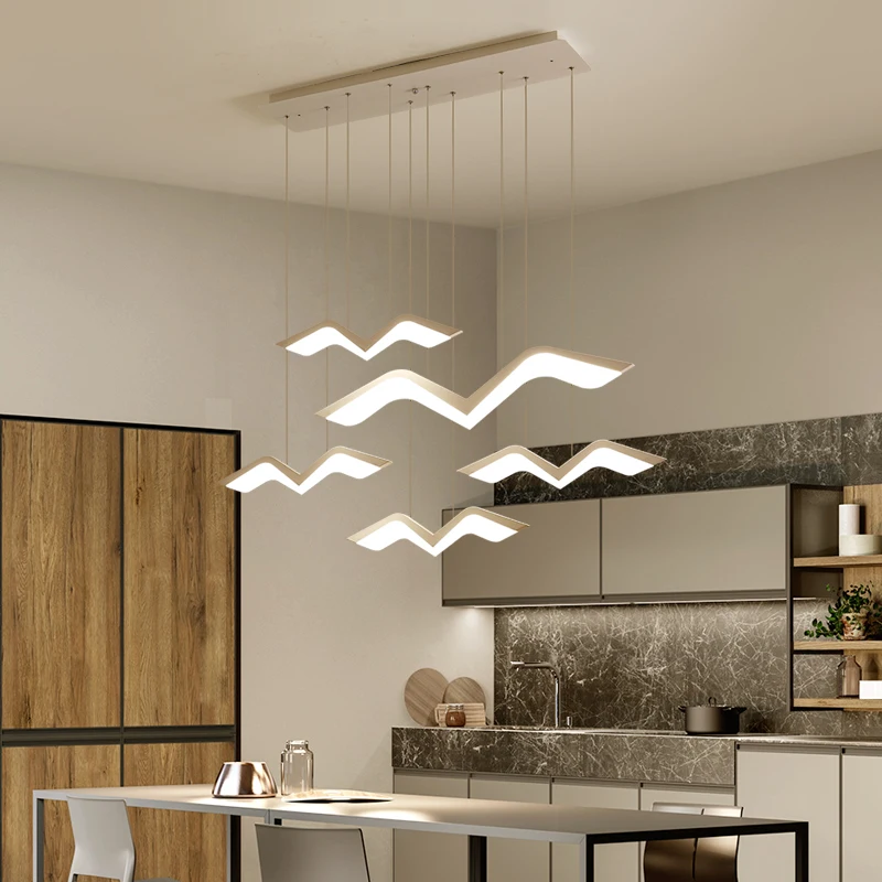 Современная подвесная люстра LED Art Seagull подвесные светильники для офиса столовой