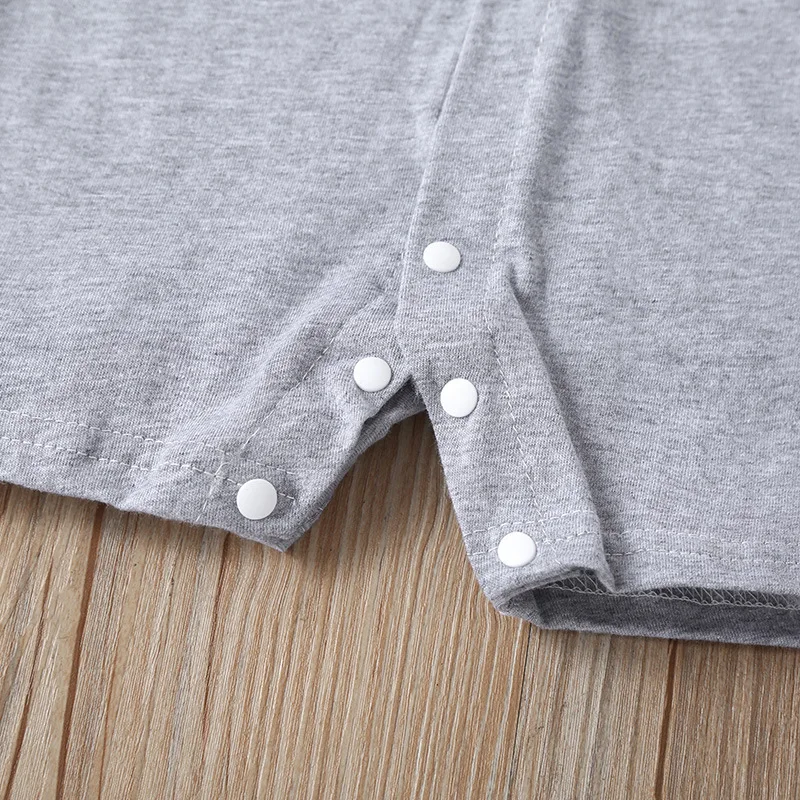 

Newest Baby One-piece Suit Bow Tie Gentleman Summer Short-sleeved Newborn Boy Bodysuit Cotton Jumpsuit ropa de bebe