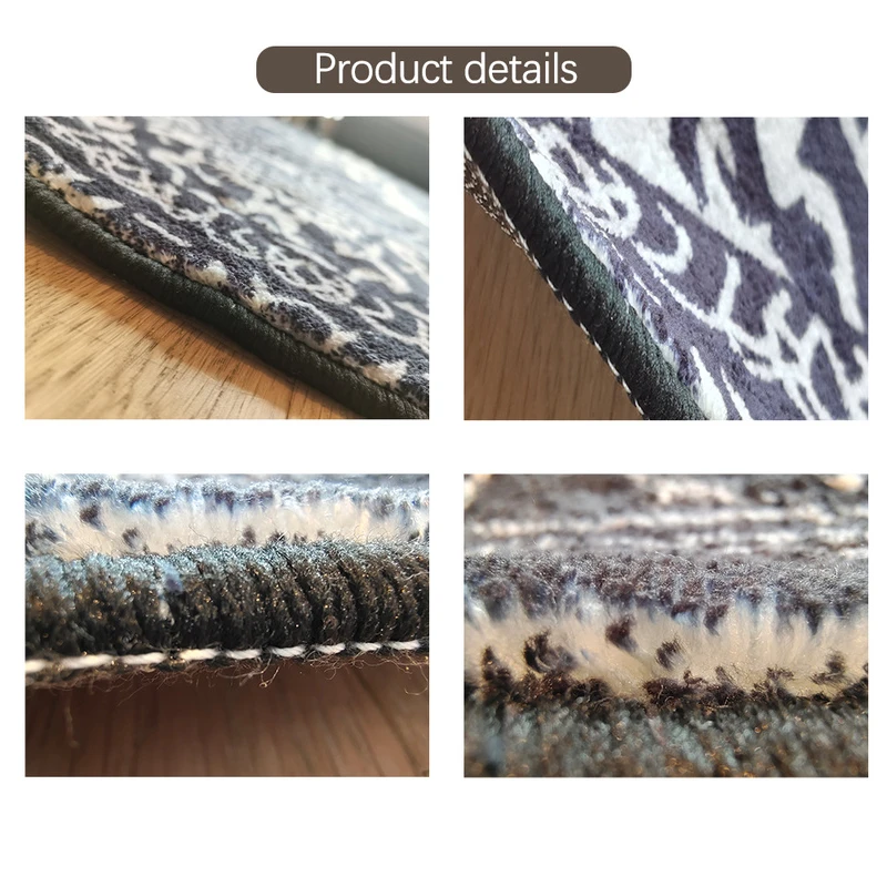 KEEP OFF Printed Floor Mat Living Room Area Rugs Bedroom Bedside Bay Window Carpet