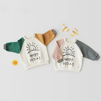 toddler girl tops boys and girls autumn long sleeve t shirt baby clothes pure cotton cute bottom shirt jacket clothes