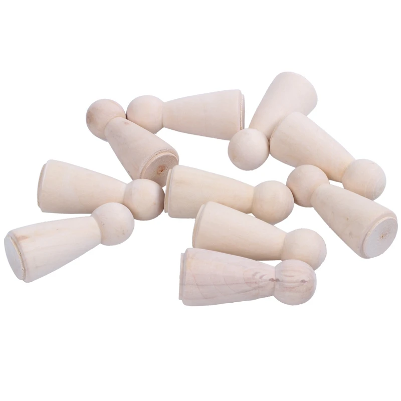 10 шт Необработанные деревянные кукольные тела мама/Ангел и 8 Деревянный Джем