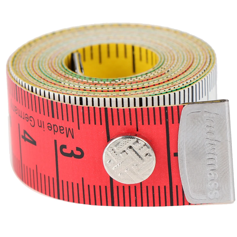 

1.5m/60inches Body Measuring Ruler Sewing Tailor Tape Measure Mini Soft Flat Ruler Centimeter Meter Sewing Measuring Tape