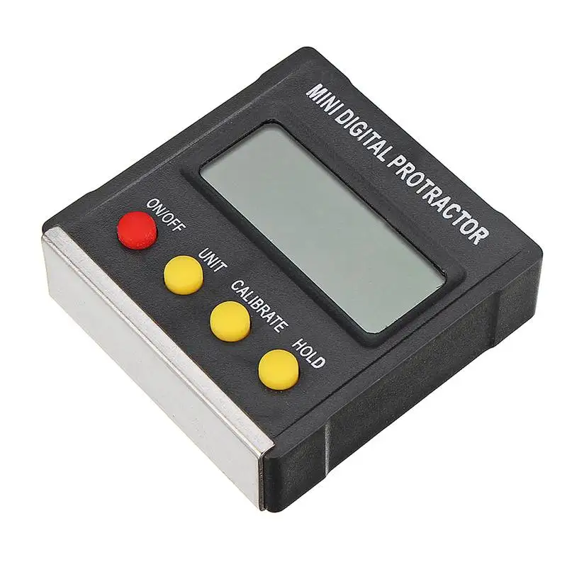Мини цифровой транспортир инклинометр водонепроницаемый уровневый угловой