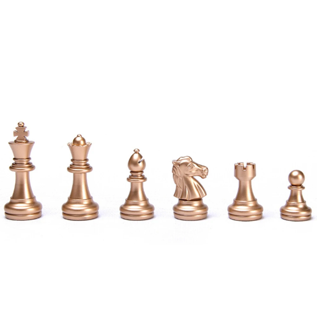 

12.6" Chess Board Game International Chess Pieces Complete Chessmen Set