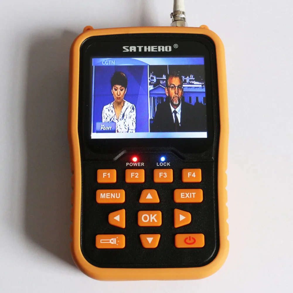 Sathero SH-400HD DVB-S2 спутниковый искатель HD метров MPEG-4 цифровой satfinder метр Полный 1080P ТВ satelite сигнальный искатель