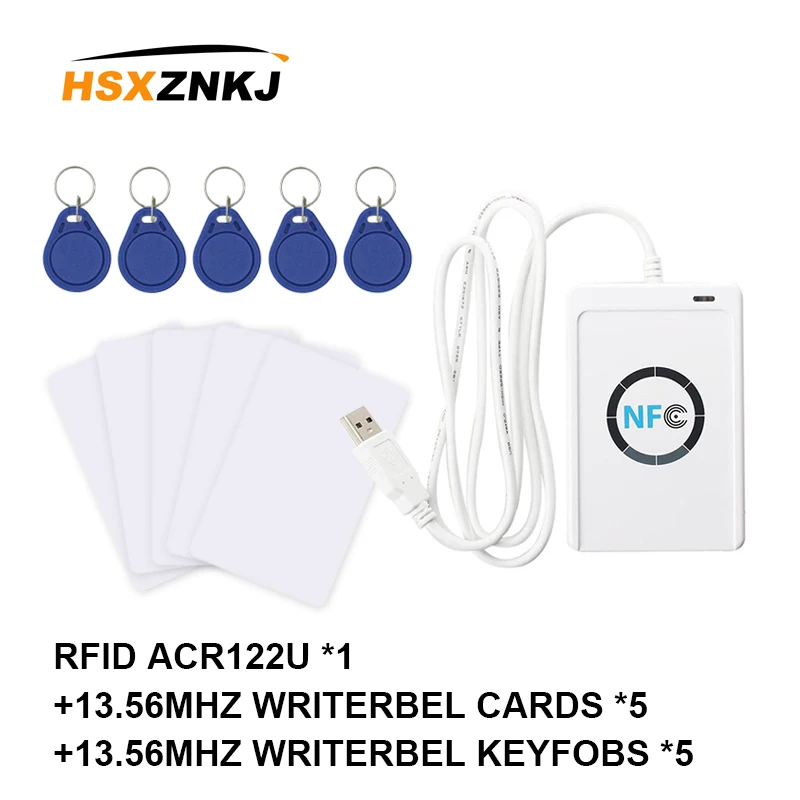 Rfid Acr122u поддерживает Iso / Iec 18092 репликатор копир 13 56 МГц Nfc клон смарт-чип карта