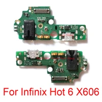 original quality usb charging board port flex cable for infinix hot 6 hot6 x606 usb charger dock port repair parts