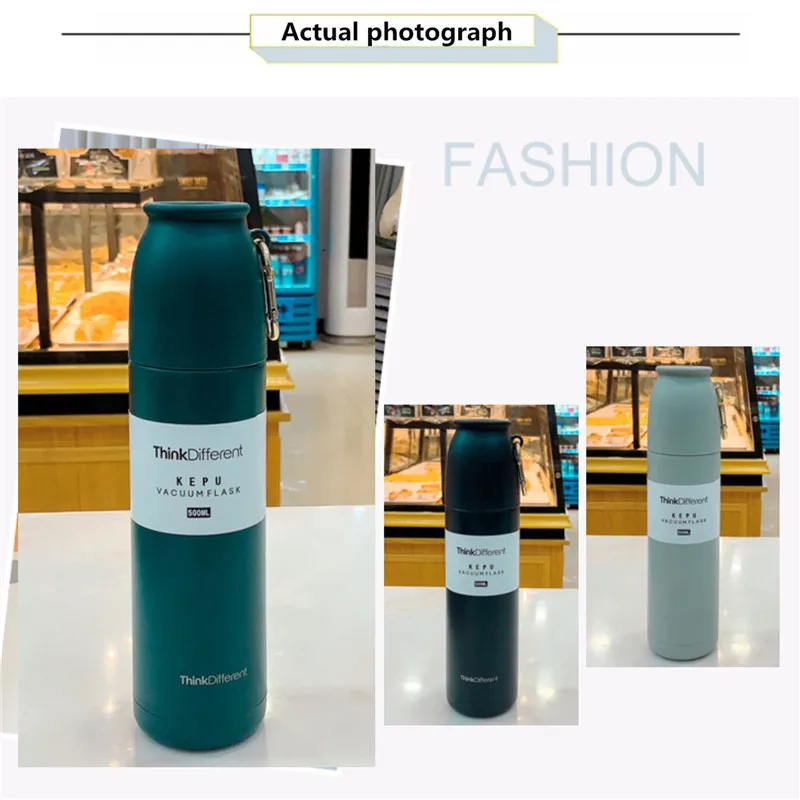 Классические вакуумные колбы без бисфенола А объемом 500 мл портативная крышка с