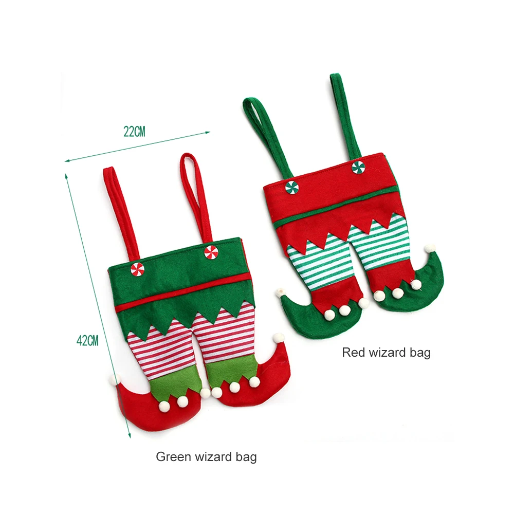 Новые рождественские украшения Праздничная Вечеринка Подарочная сумка старый