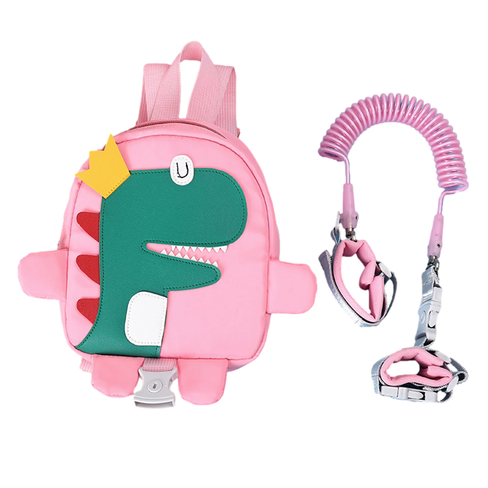 

Toddler Mini Color Cute Cartoon Backpack With Leash Avoid-lost Harness Bag For Kids Anti-lost Rope Safety Harness Artifact Bag