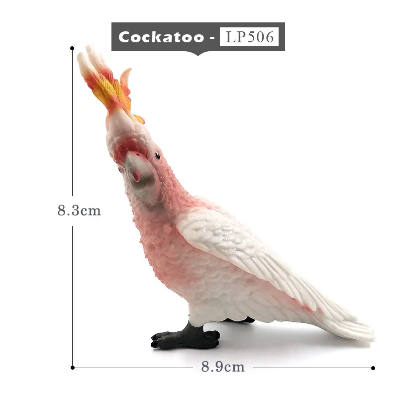 Имитация Toucan Cockatoo фигурка животного модель Птица Попугай домашний декор