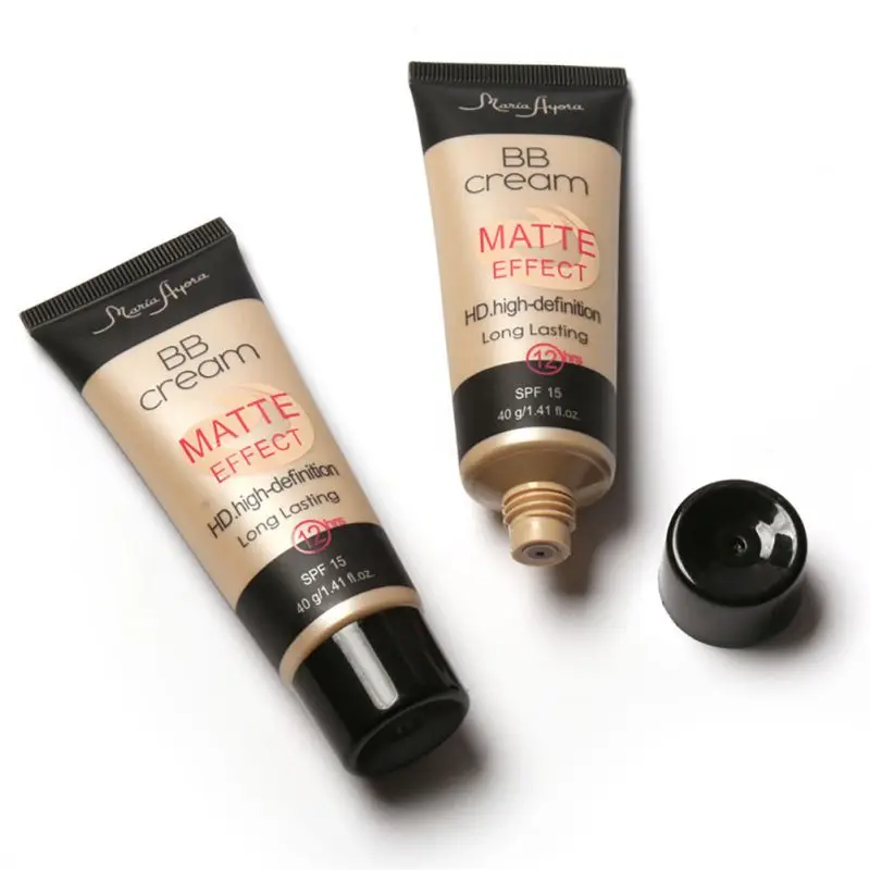 

12 Hours Long Lasting Face Concealer Makeup Base BB CC Cream Professional Make Up SPF 15 Sun Block Matte BB Cream Natural