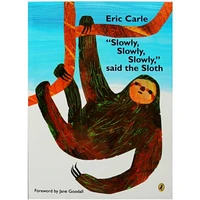 slowlyslowlyslowlysaid the sloth by eric carle educational english picture book learning card story book for kids child gifts