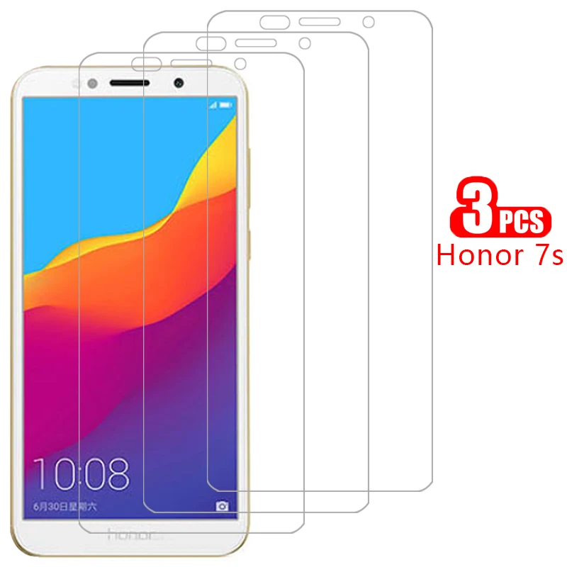 

screen protector tempered glass for huawei honor 7s case cover on honor7s 7 s s7 5.45 protective coque bag huawe honer onor honr