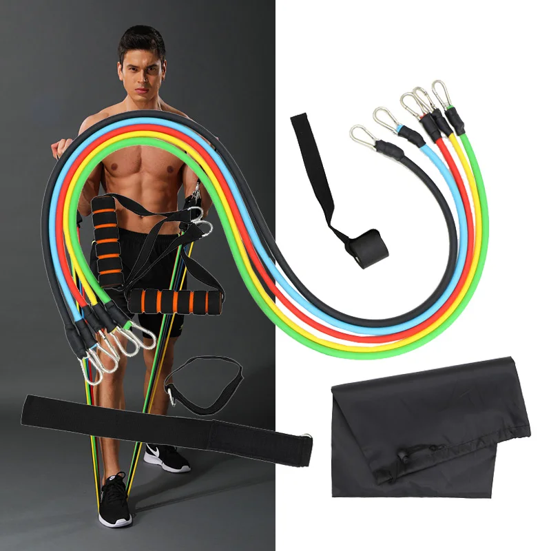 11 в 1 комплект эластичные ленты для фитнеса из латекса | Спорт и развлечения