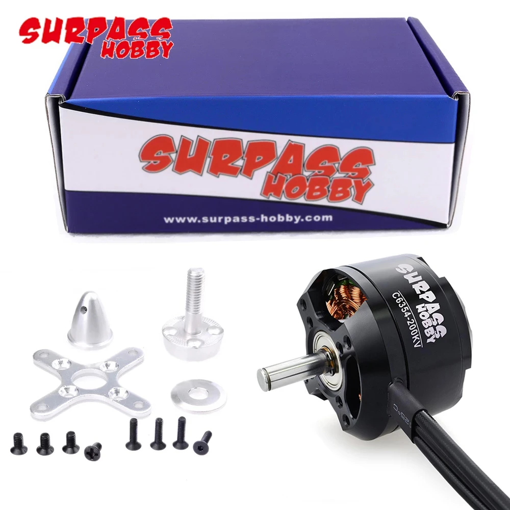 Surpass Hobby 5320 бесщеточный мотор C6354 200KV 250KV для игрушка самолет rc Airpalne самолета
