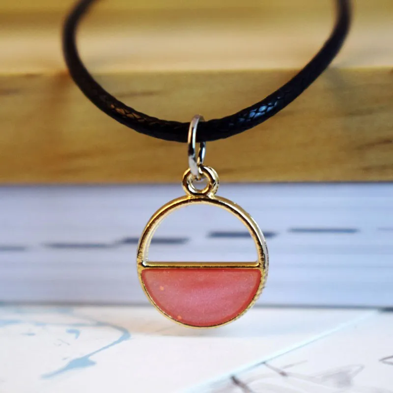 Новинка колье чокер золотистого розового синего цветов с эмалью в виде кота и