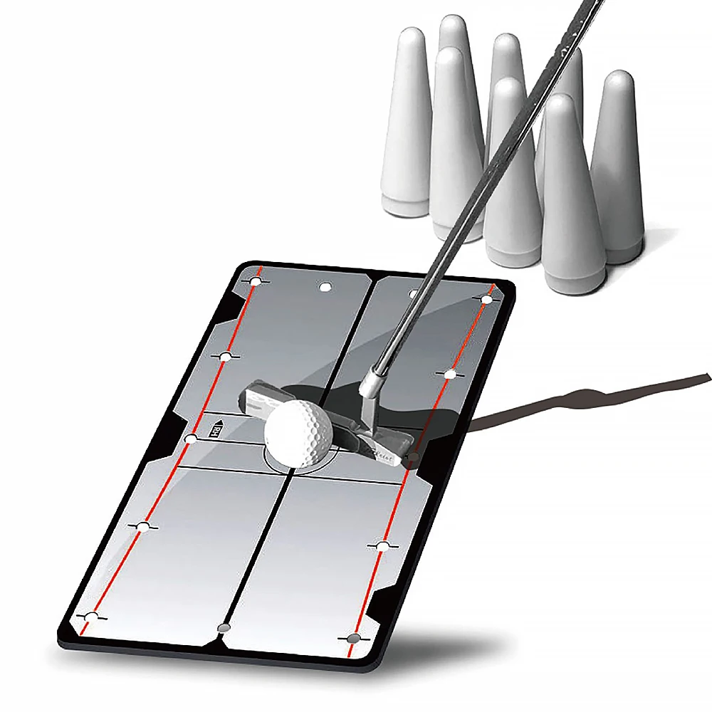 

Pressure Putt Trainer Office Home Putt Aim Easy Practice Pressure Putting Golf Training Aid Putter Golf Putting Pad Golf Trainin