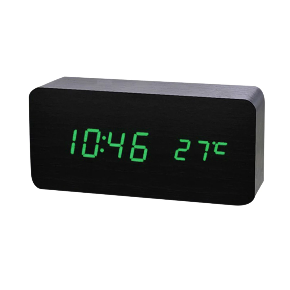 СВЕТОДИОДНЫЙ Цифровой температурный Электронный контроль звука для настольного