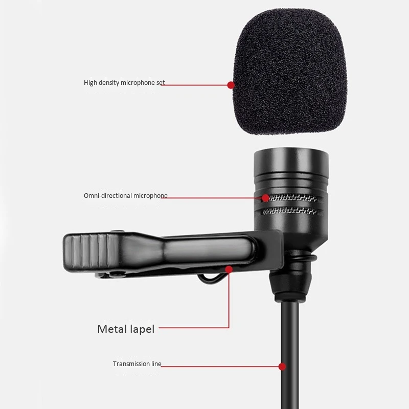 

2.4G Led Clip Microphone Is Used for Wireless Transmitter and Receiver of Computer, Speaker, Telephone, Teaching, Speech