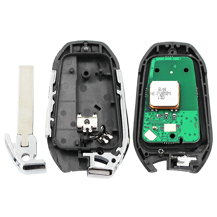 5 шт./лот DS смарт пульт дистанционного управления брелок 433 МГц PCF7945 чип ID46 для Peugeot