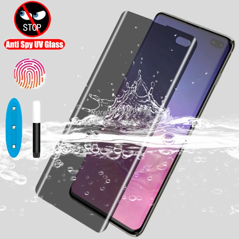 Новинка 2021 года защитная пленка для экрана с защитой от УФ-лучей Samsung Galaxy S10 Plus S8 S9 +