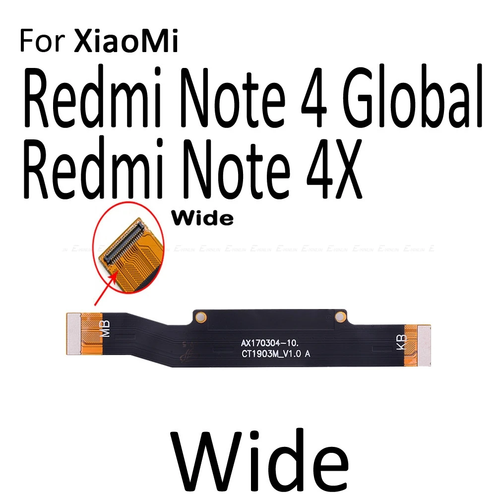 Гибкий кабель для подключения материнской платы XiaoMi Mi 5X A1 6X A2 Redmi 5 Plus 4A 4 Pro Note 4X Global