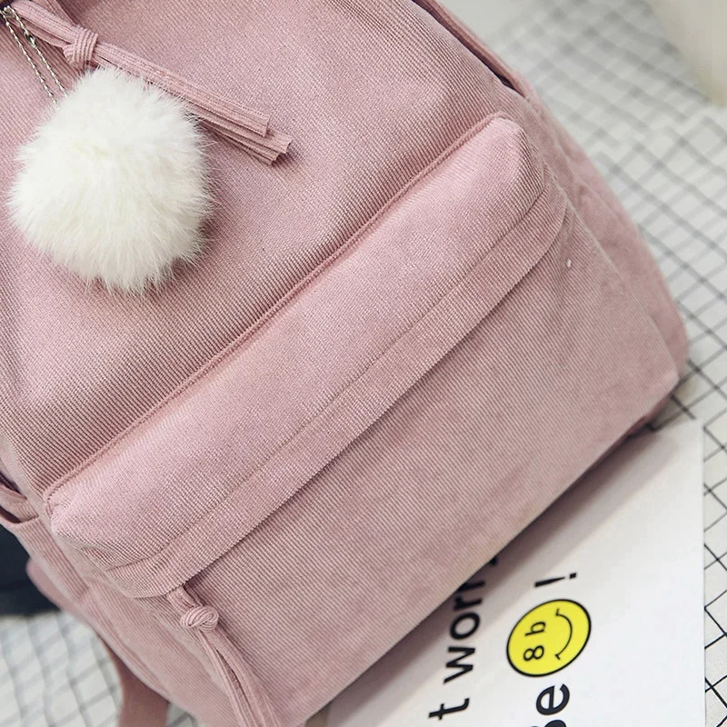 Модный школьный рюкзак с размытыми шариками для девочек повседневная