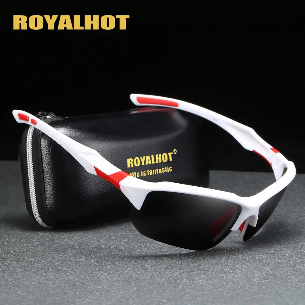 Роскошные Поляризованные спортивные солнцезащитные очки RoyalHot мужские для