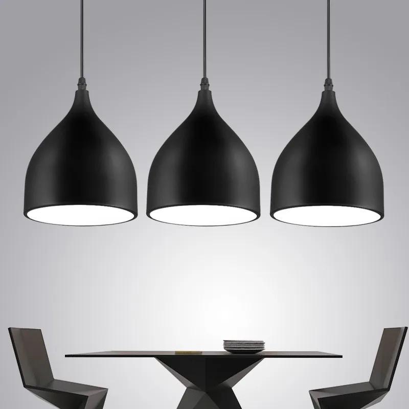 Современные 3 Подвесные светильника кухонные современные осветительные приборы