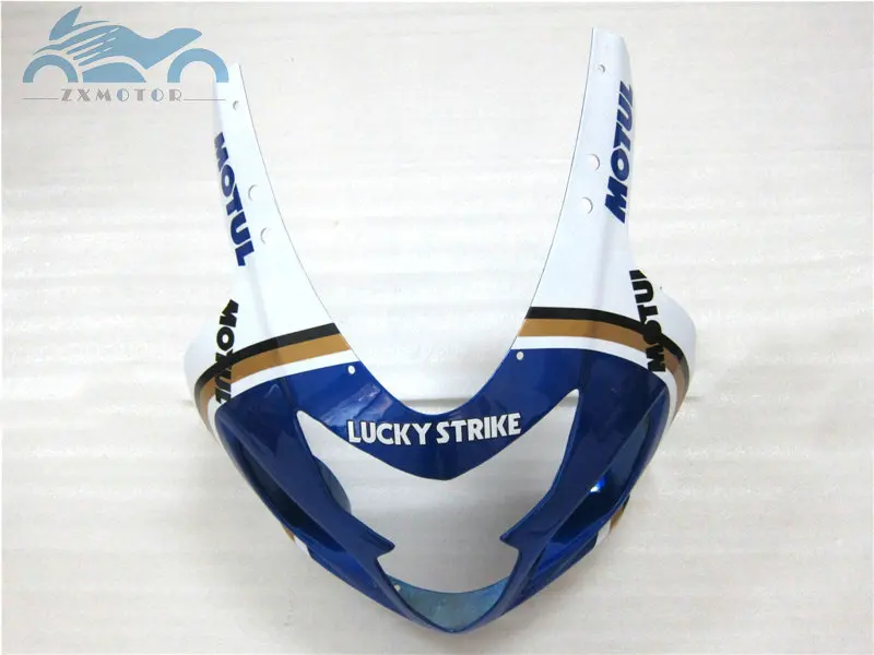Front fairing Пользовательские Обтекатели комплекты для SUZUKI 2004 2005 GSXR600 750 ABS мотоцикл Спорт Обтекатели 04 05 GSXR750 GSX R600 K4 Lucky Strike запчасти - Цвет: Front fairing