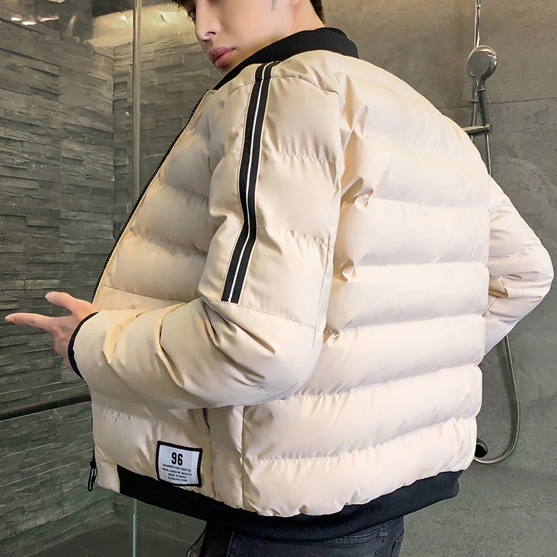 Зимняя мужская куртка 2020 Мода Воротник-стойка Куртка парка пальто Мужская