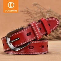 women genuine leather belt for female strap casual all match ladies adjustable belts designer high quality brand