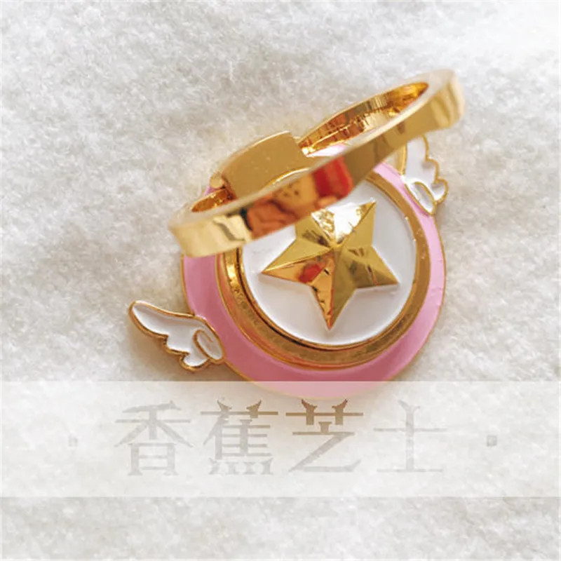 Карта аниме Captor Sakura Star staff металлический стенд для колец на палец держатель