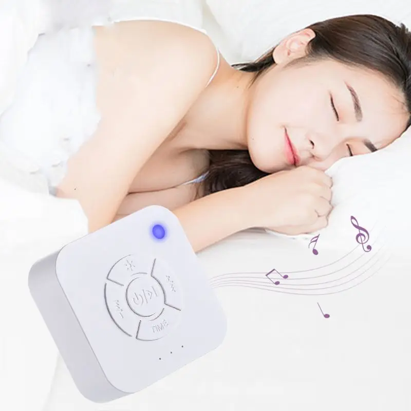 M&aacute;quina de ruido blanca para beb&eacute;s y adultos, dispositivo recargable por USB con temporizador de apagado, sonido de sue&ntilde;o para dormir y relajarse, para viaje de oficina-2