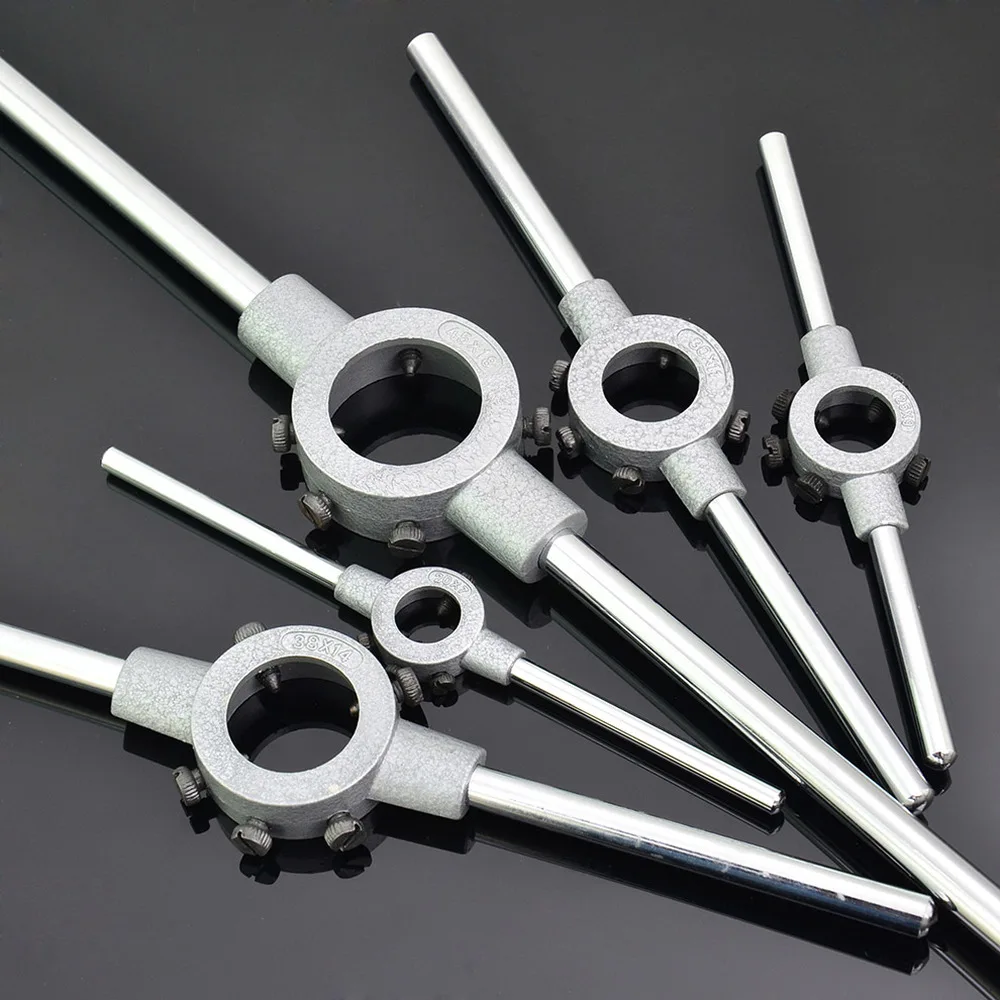 

1pc Multi Size Dies Wrench Circular Threading Tools Die Handle For M3-M4 M7-M9 M10-M11 M12-M16 M18-M22 M24-M27 M30-M36