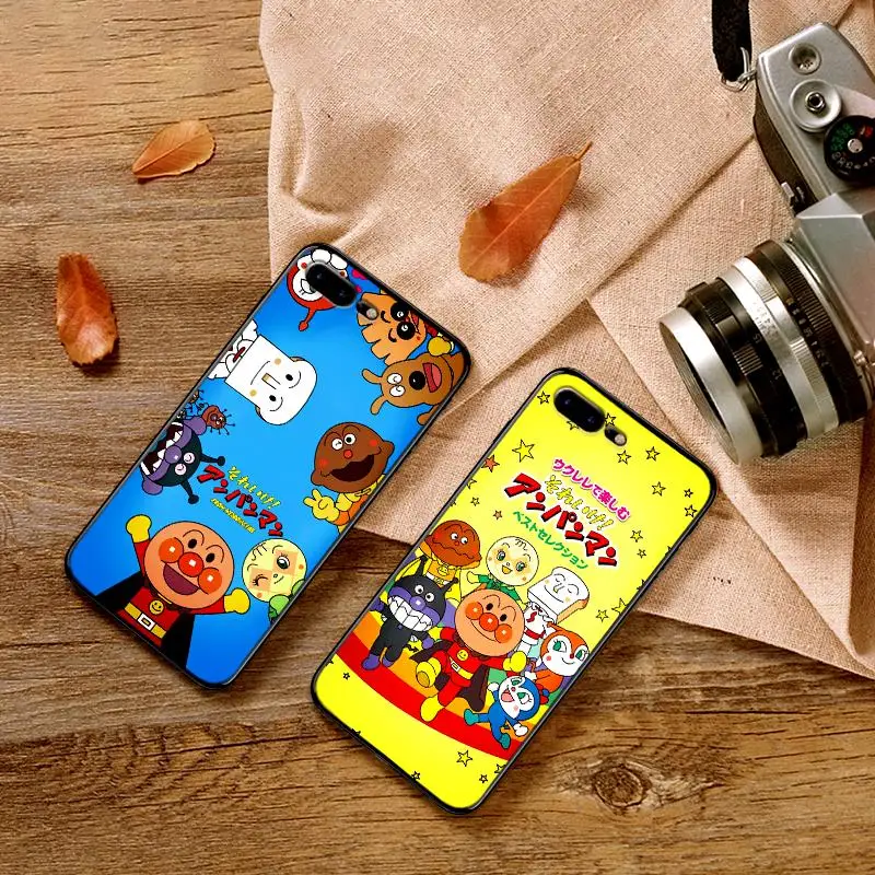 Anpanman мультяшный чехол для samsung S6 S7 EDGE S8 S9 PLUS Мягкий силиконовый S10 NOTE 8 9 M10 M20 M30 Coque