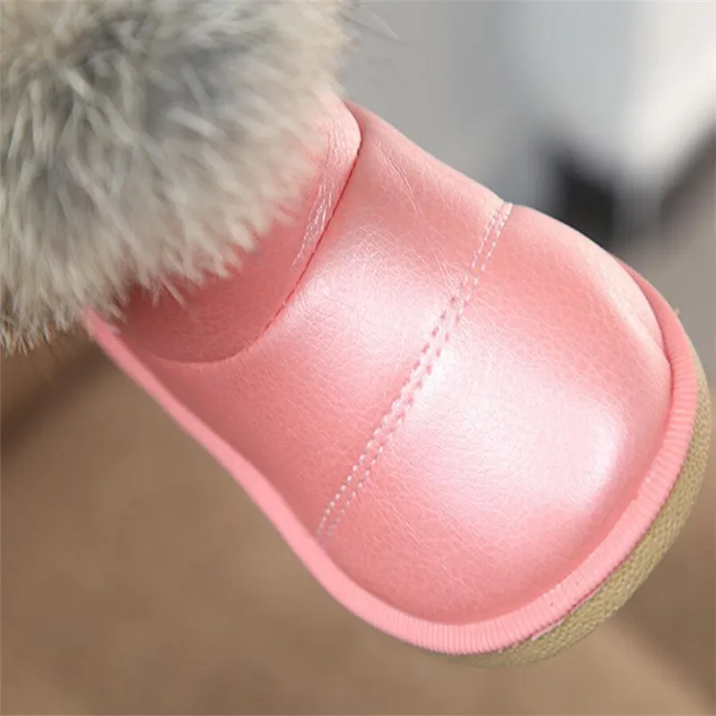 Ботинки для девочек детские ботинки из хлопка зимние толстые теплая