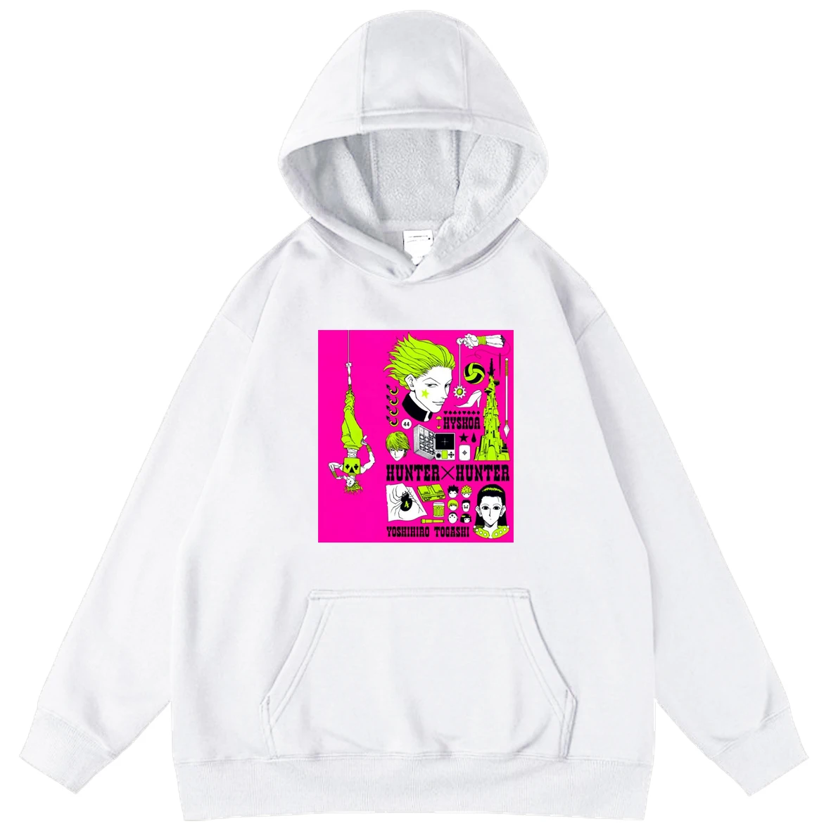 

Hunter X Hunter Hoodies Clothes for Teens Long Sleeve Sweatshirt Killua Zoldyck Anime Print Black Oversized Hoodie Streetwear