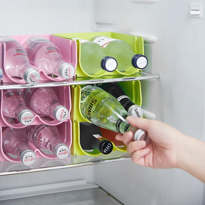 Стеллаж для хранения напитков в холодильнике | Дом и сад
