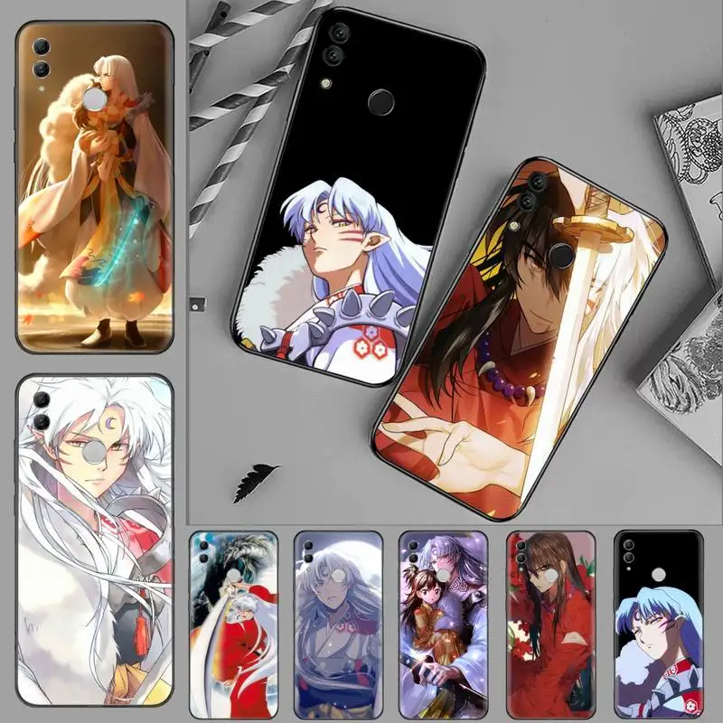 Чехол для телефона Inuyasha с рисунком аниме Sesshoumaru Higurashi Kagome Huawei Honor 7C 7A 8X 8A 9 10 10i Lite 20