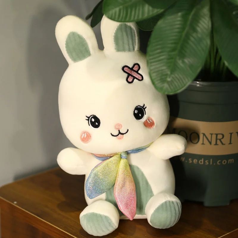 

Cute Flight Attendant Style Rabbits Plush Toy Soft Cartoon Animal Bunny Stuffed Doll Baby Room Decor Christmas Gift For Friends