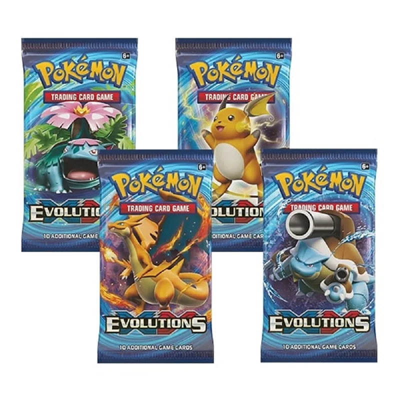 

Fast Shipping 324Pcs Pokemon Cards Sun & Moon XY Evolutions Pokemon Booster Box Collectible Tradiner Card Game toy for children